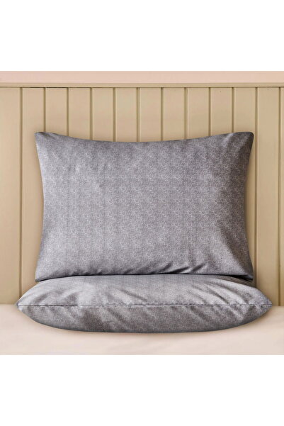 MATMEL غطاء وسادة ناعم سهل الكي من تانورا، قطعتين - أنثراسيت - 50x70 سم