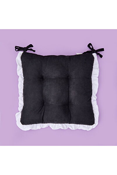 ASPARTAM Soft Nora Chair Cushion - Black / White - 40X40 cm
