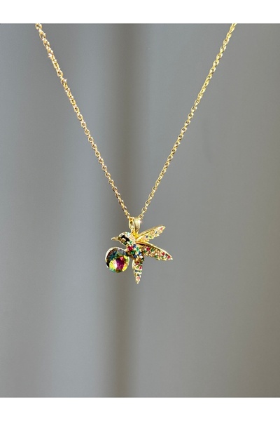 YOUES JEWELRY 316l Çelik 14K Renk Kadın Kolye