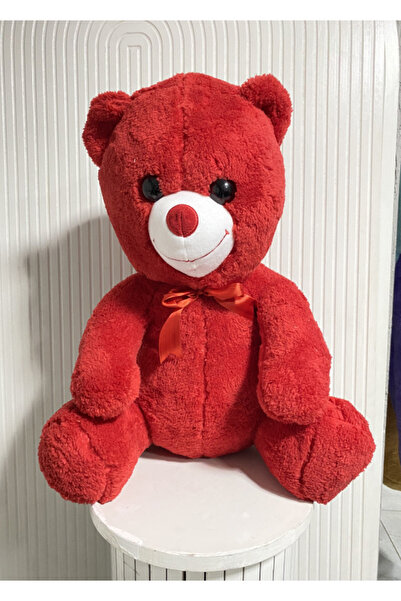 55 Cm Oturan Peluş Ayıcık (%100 YERLİ ÜRETİM)