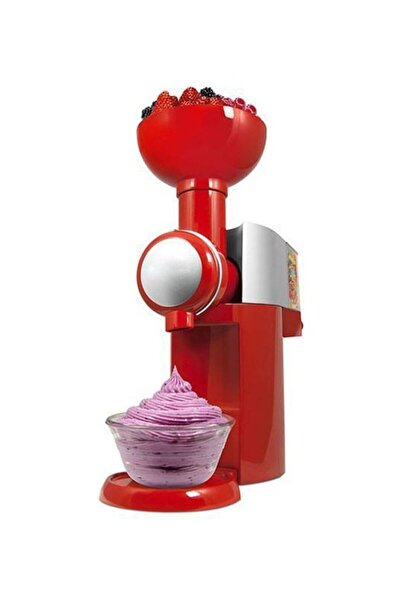Generic ماكينة صنع الآيس كريم المحمولة CA844520 باللون الأحمر