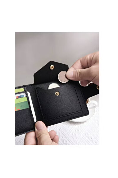 Fstyle Men's Small Compact Wallet, Short Bifold Card Holder, Lightweight ID Holder, Small Wallet with Closure