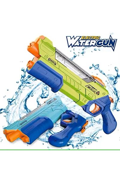 water gun Ηλεκτρικό παιχνίδι νερού 2 σε 1 – Ηλεκτρικό τζετ και χειροκίνητο τζ...