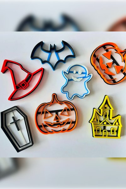 Genç 3D Cadılar Bayramı Temalı Kurabiye Kalıpları | Halloween Cookie Cutters ...