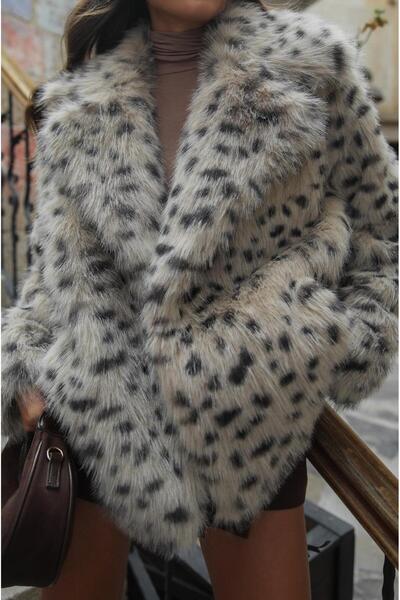 Havoş Beige Black Spotted Fur