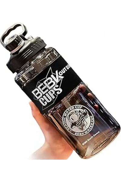 Generic Large Water Bottle 1.7L,Leak Proof Sport Water Bottle for Men BPA Free Material for Fitness Gym Outd