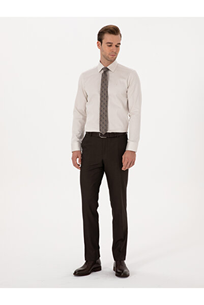 Cacharel Kahverengi Slim Fit Klasik Pantolon 50318985-VR029