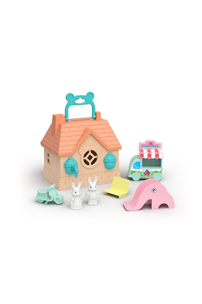 Uniqlion Sevimli Tavşanlar ve Evleri Oyun Seti