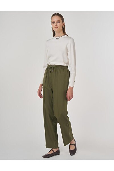 Kayra Çima Брюки с шевове, каки