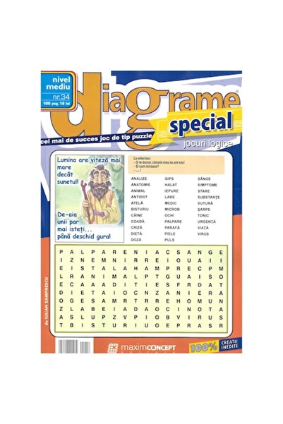 Maxim Jocuri logice diagrame special 34 - nivel mediu