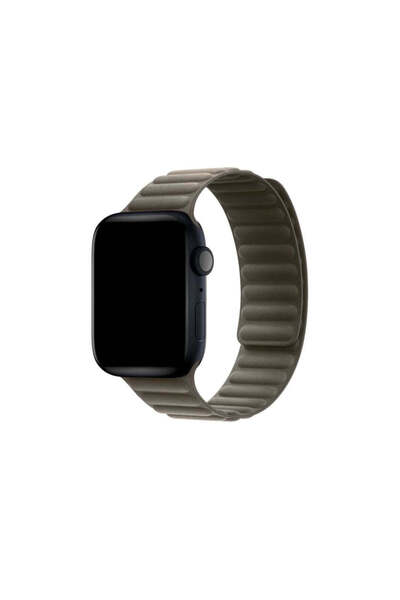 Apple Curea Ceas Watch Piele Întoarsă Suede Dark Taupe 38/40/41mm