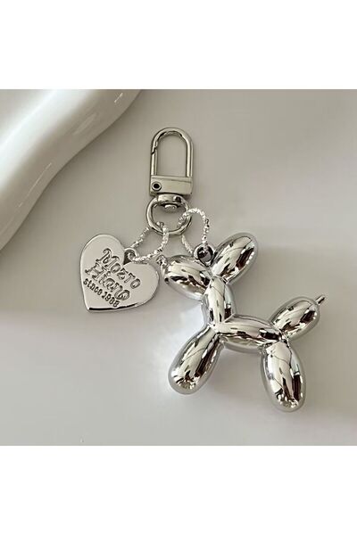 Choice 02 Fashion Keychain Punk Y2K Balloon Dog Keychains for Women Bag Penda...