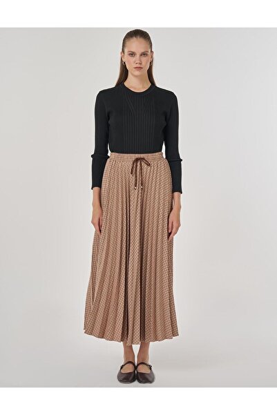 Kayra Ekose Desen Piliseli Etek Kiremit