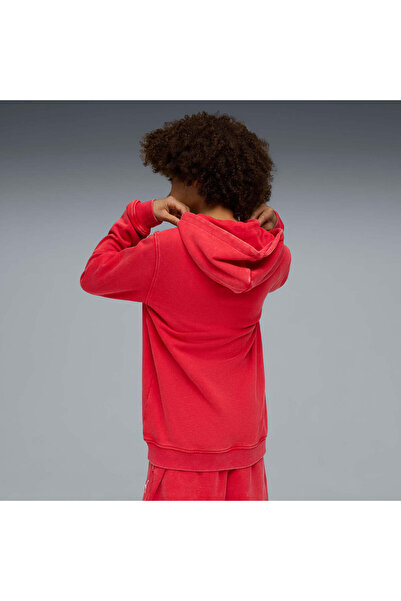 Puma SCUDERIA FERRARI Sportswear Genç Kapüşonlu SWEATSHIRT