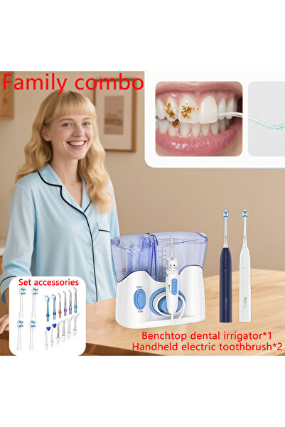 Youtrico مجموعة العناية بالفم فائقة الهدوء 2025: جهاز تنظيف الأسنان بالماء + ...