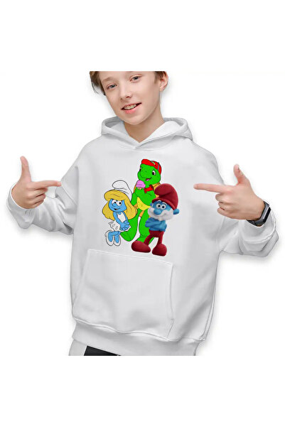 OEM Hanorac Copii Baieti Franklin Strumfii Papa Strumf Strumfita