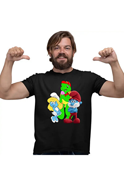 OEM Tricou Barbati Franklin Strumfii Papa Strumf Strumfita