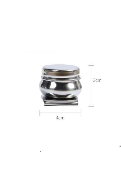 Choice Single 1pc Stainless Steel Single/Double Dipper Palette Cup Oil Contai...