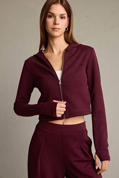 DeFacto Kapüşonlu Fermuarlı Modal Hırka G2956AX25AU