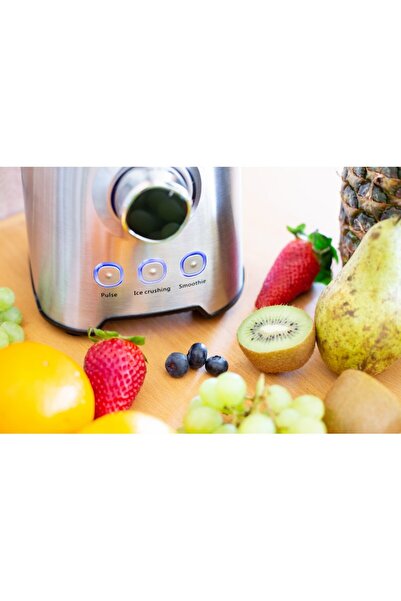 ROHNSON Blender profesional de blat R583, Heavy Duty, 1400W, 20.000 rpm, recipient de sticlă, 1,5L, 6 recipiente