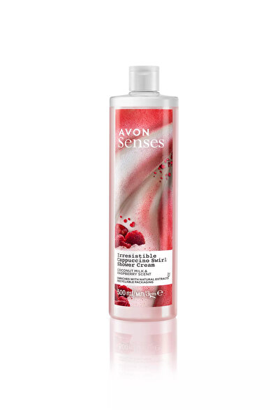 AVON كريم الاستحمام سينسز إيريزيستبل كابتشينو سويرل - 500 مل