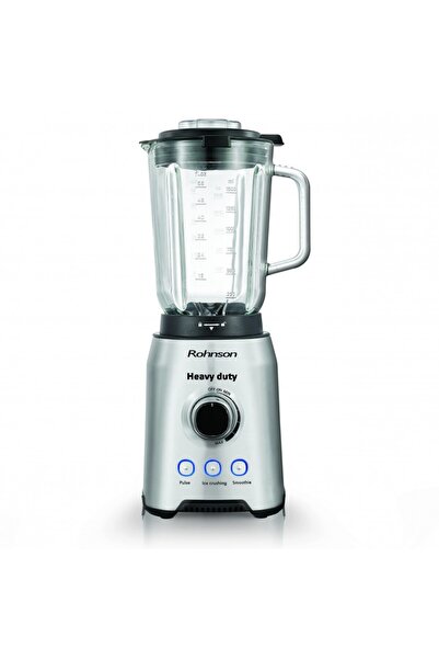 ROHNSON Blender profesional de blat R583, Heavy Duty, 1400W, 20.000 rpm, recipient de sticlă, 1,5L, 6 recipiente