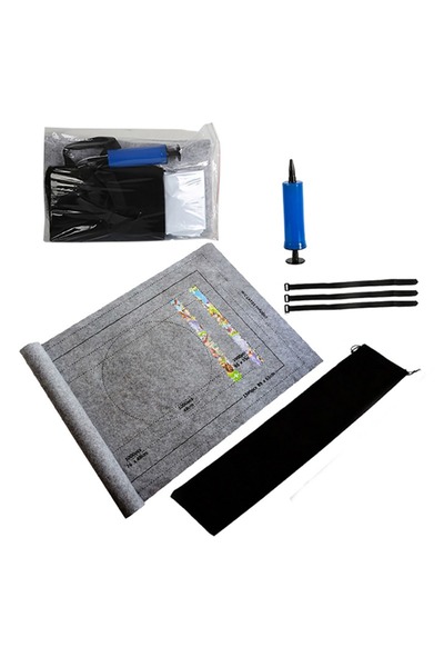 Choice3 وسادة ألغاز رمادية اللون، مجموعة واحدة، لفافة من اللباد، سجادة لعب، ب...