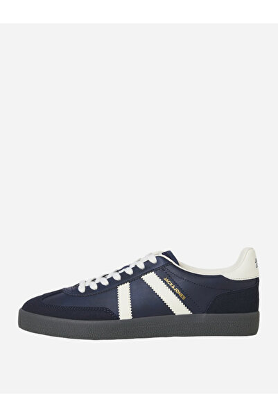 Jack & Jones Men Navy Blue Lace Up Suede Sneakers