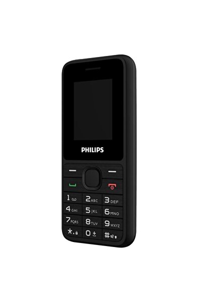Philips Xenium E2125 1.77'' Çift Sim Kartlı Kamerasız Tuşlu Siyah EL Fenerli Asker Telefonu