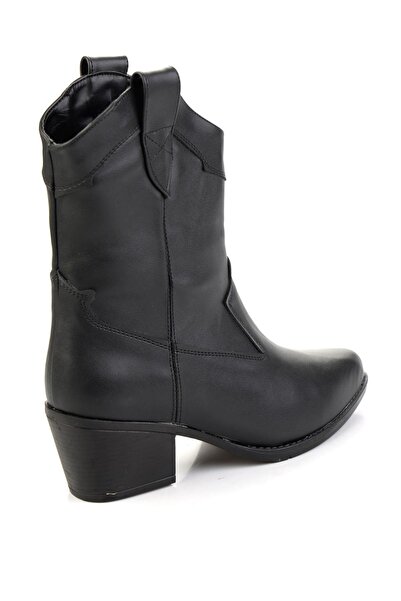 Bambi Siyah Kadın Bot & Bootie K02586999909
