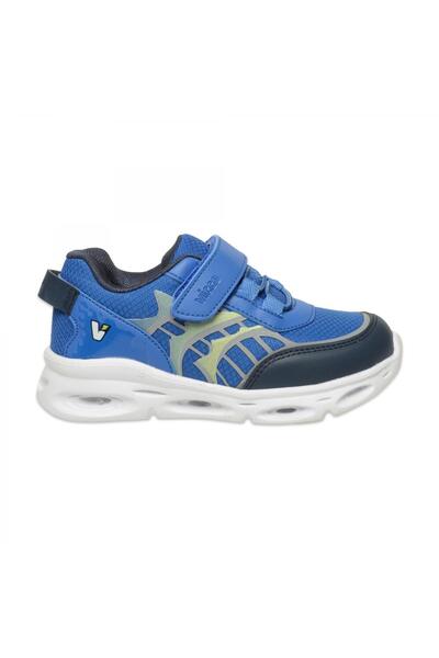 Vicco 346.B25K.263 Most Bebe Lighted Phylon Blue Girls' Sports Shoes