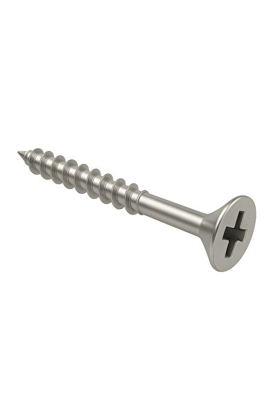 OEM Surub pal si lemn cap inecat PZ 4 x50 / 30 inox A2 filet partial - cutie ...