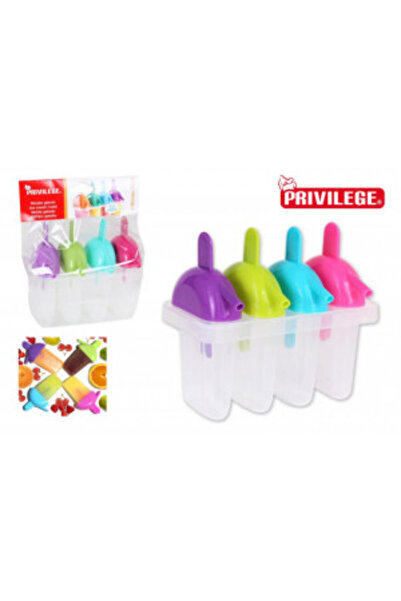Privilege Set of 4 ice cream molds