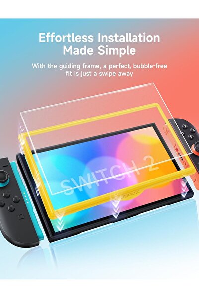 jsaux 2-Pack Anti-Glare Screen Protector for Nintendo Switch 2