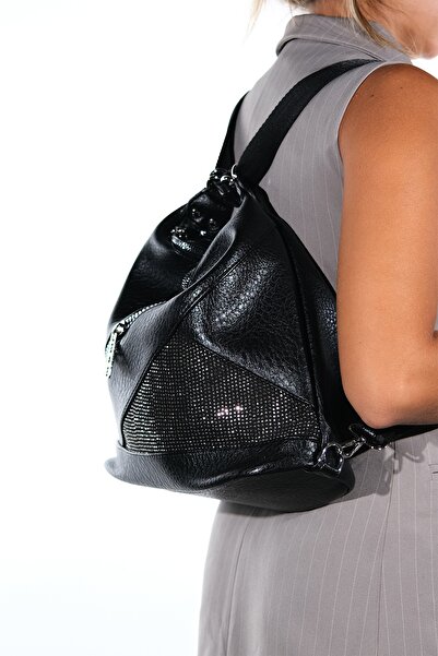 LuviShoes Bomb Black Grain Women's Backpack