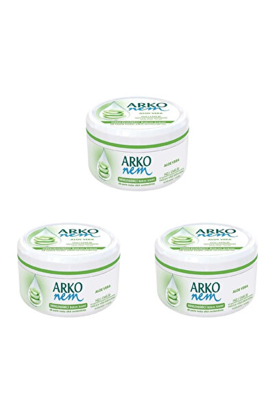 ARKO Aloe Vera, Nemlendirici El ve Vücut Bakım Kremi - 300 ml x 3 adet