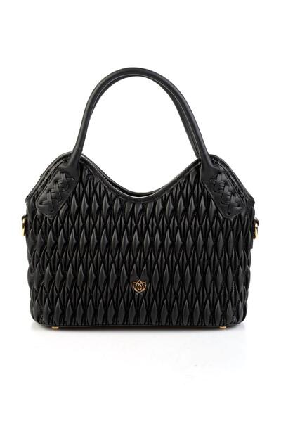 Bambi Siyah Kadın Omuz Çantası C06966125509