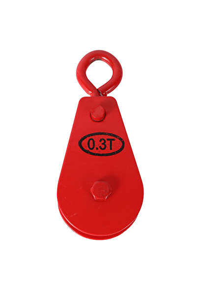 Lawazim Lifting Sheave 0.3 Ton Red - Heavy Duty Pulley Block for Hoisting and...