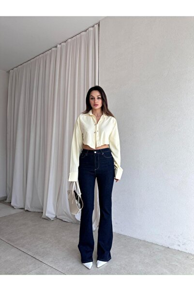 Mooi Butik لوجانو جين 8284- أزرق داكن