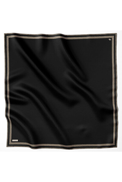 Armine Klasik Desenli Saf İpek Sura Eşarp 9357D 01