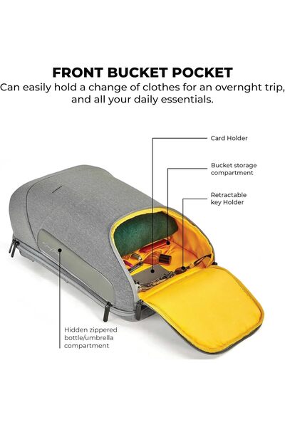 MOKOBARA حقيبة ظهر ترانزيت للجنسين والبالغين