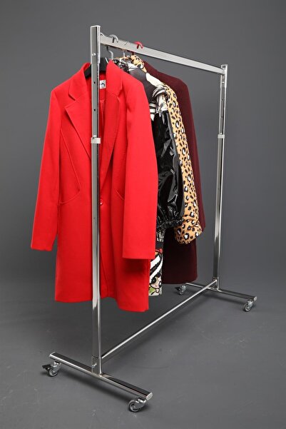 SMR MODERN RAF AHŞAP VE ÇELİK RAF SANAYİ Tekli Ayarlı Lüks Askılık Standı