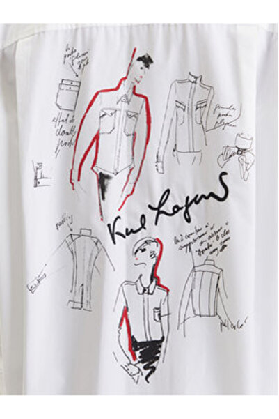 Karl Lagerfeld Women's Shirt A3W11040 Multicolor