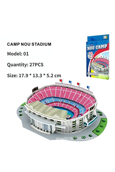 Choice5 Camp Nou Stadium 3D paper stadium puzzle model for passionate football fans to fight with your home