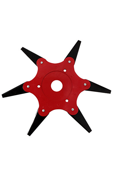 Lawazim رأس قصّ من الفولاذ - شفرة قصّ أعشاب عالمية مع 6 شفرات حلاقة دوارة مقاس 25.4 مم