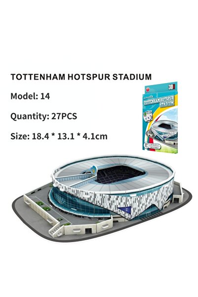 Choice4 Tottenham Hotspur 3D paper stadium puzzle model for passionate football fans to fight with your hom