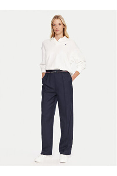 Lacoste Pantaloni din material textil pentru femei HF5307 Multicolor