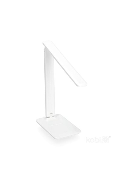 Kobi LED desk lamp NOBLITE N, 7W, warm/neutral/cold light, phone holder, dimmable, white,