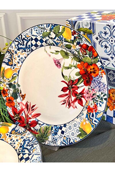 ROSSEV Italy Garden Serving Plate Set of 6