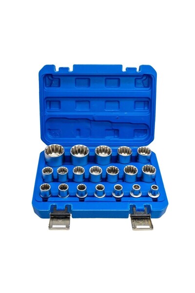 Genel Markalar GRA-19SP 12 Köşe Lokma Anahtar Takımı 19 Parça